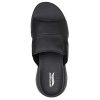 SKECHERS Go Walk Arch Fit - Ultra Span Black Sandals