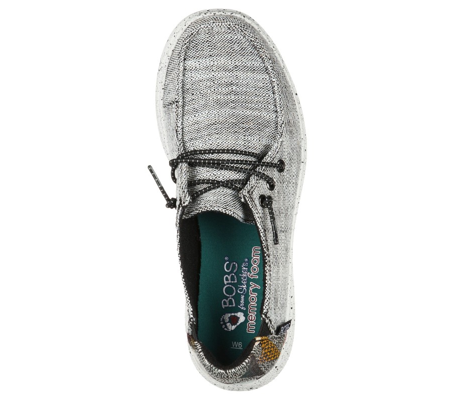 SKECHERS Bobs Skipper - Big Skies Black / Multi Boat Shoes