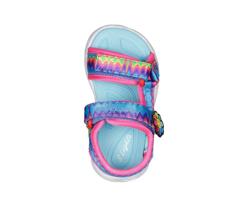 SKECHERS Heart Lights Sandal - Miss Vibrant Multi Sandals