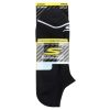 SKECHERS Mens No Show Premium Basic Socks - 3 Pack Black Accessories