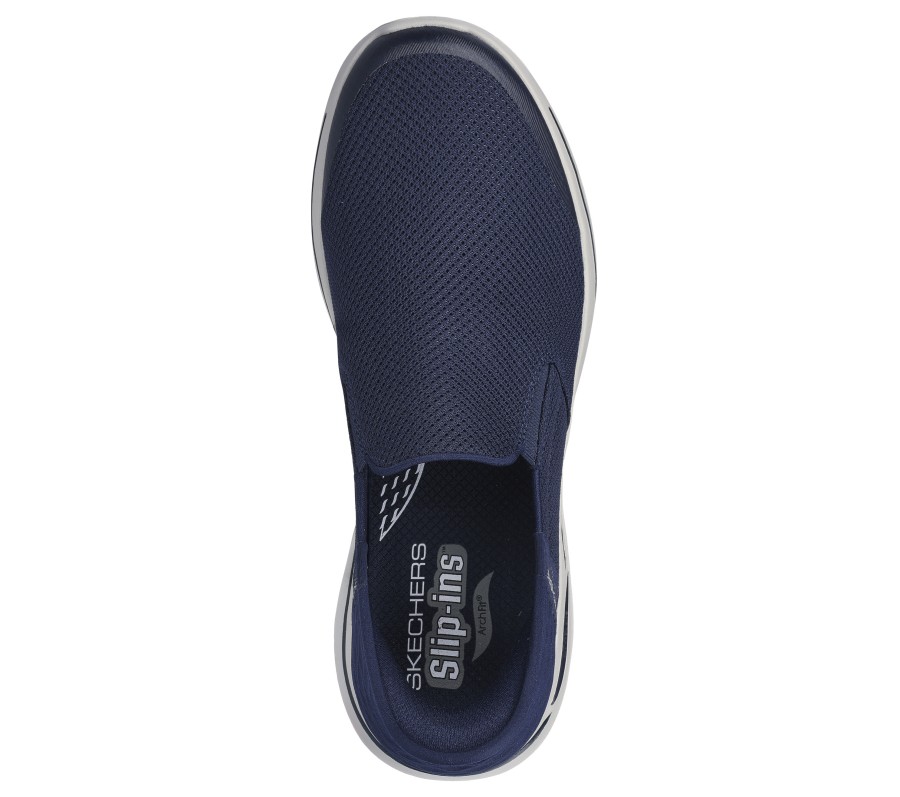 SKECHERS Skechers Slip-Ins: Go Walk Arch Fit - Hands Free Navy Slip-Ons