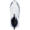 SKECHERS After Burn M. Fit - Falken White / Navy Slip-Ons