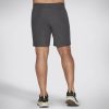 SKECHERS Skech-Knits Ultra Go Lite 7 Inch Short Black / Charcoal Bottoms