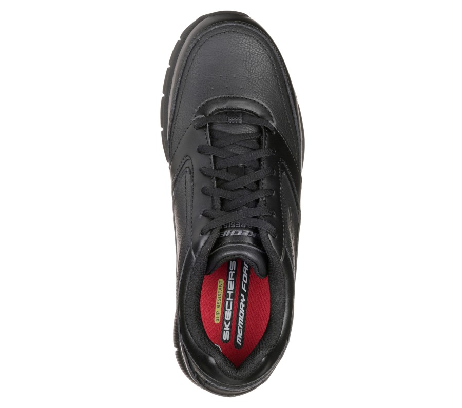 SKECHERS Work Relaxed Fit: Nampa Sr Black Work & Safety