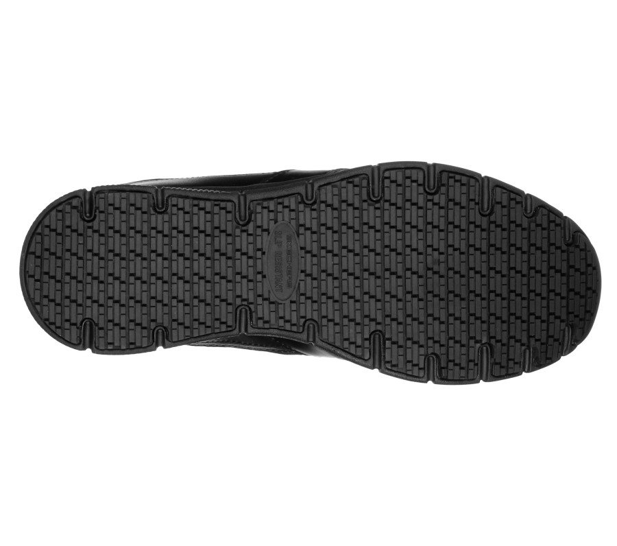 SKECHERS Work Relaxed Fit: Nampa Sr Black Work & Safety