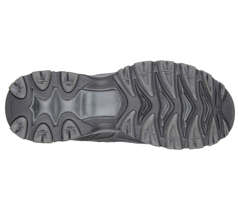 SKECHERS After Burn - Memory Fit Black / Charcoal Athletic Sneakers