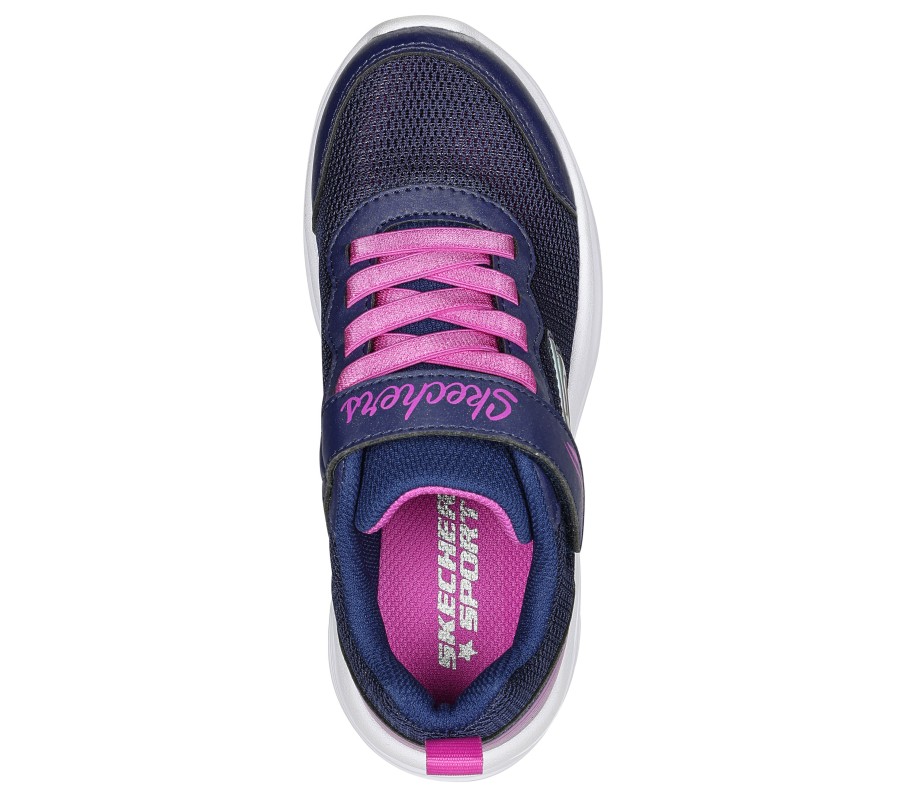 SKECHERS Dreamy Dancer - Pretty Fresh Navy / Pink Athletic Sneakers