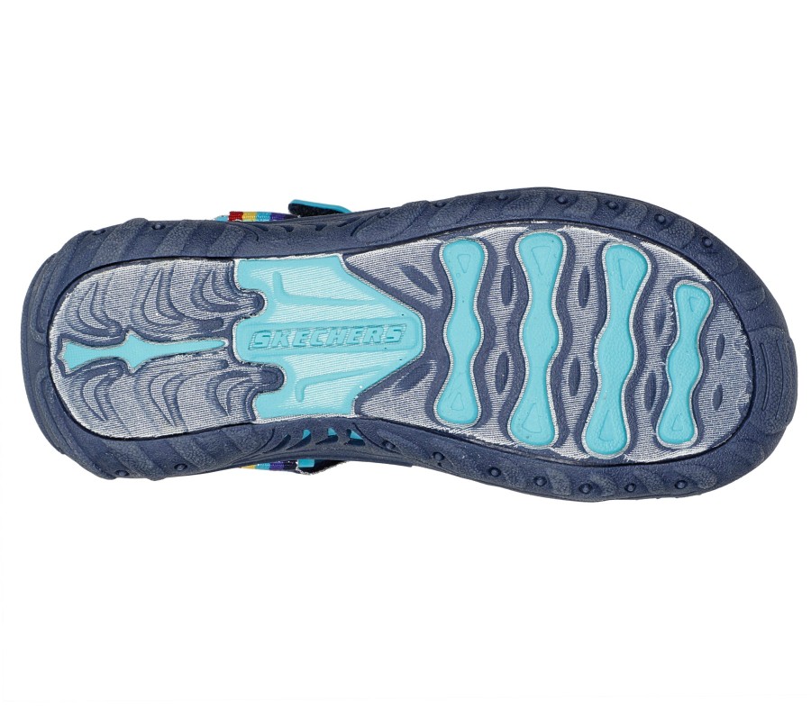 SKECHERS Reggae - Rainbow Trail Navy / Multi Sandals