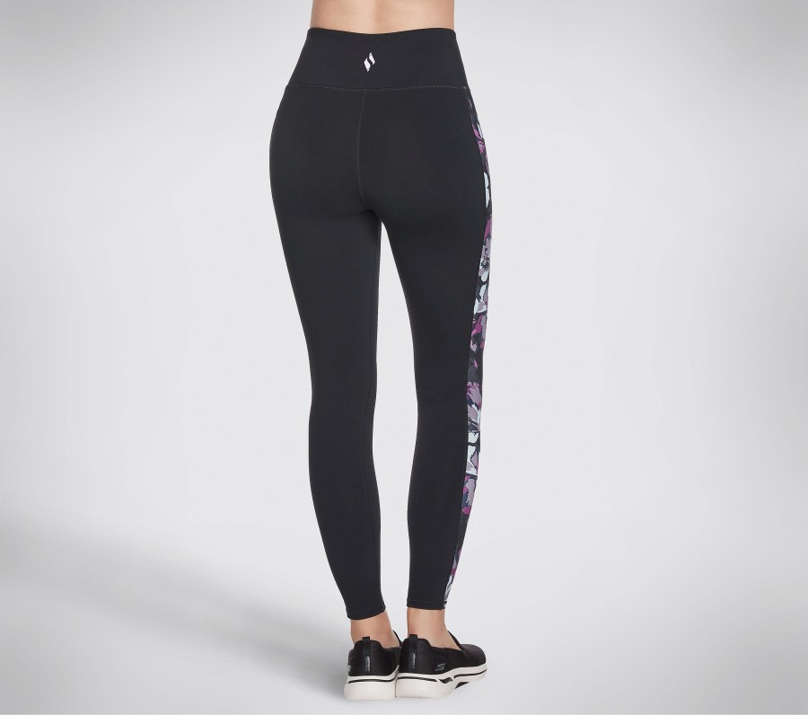 SKECHERS Skechers Go Walk Orchid Bloom Hw Legging Black / Multi Bottoms