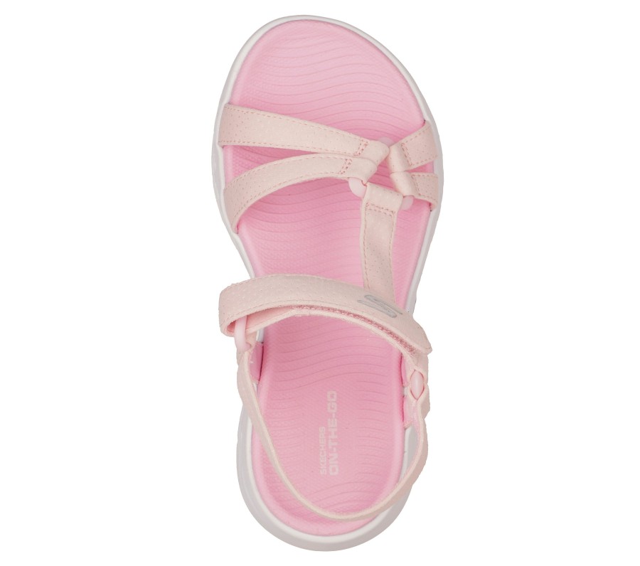 SKECHERS Skechers On The Go 600 - Summer Sense Light Pink Sandals