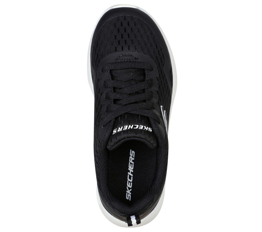 SKECHERS Microspec Max Black Lace Up