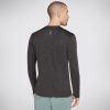 SKECHERS On The Road Long Sleeve Black / Charcoal Tops