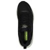 SKECHERS Go Run Maxroad 6 Black / Lime Athletic Sneakers