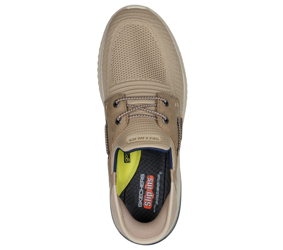 SKECHERS Skechers Slip-Ins: Delson 3.0 - Roth Taupe Slip-Ons