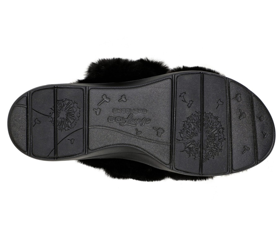 SKECHERS Skechers Go Lounge: Arch Fit Lounge - First Rate Black Slippers