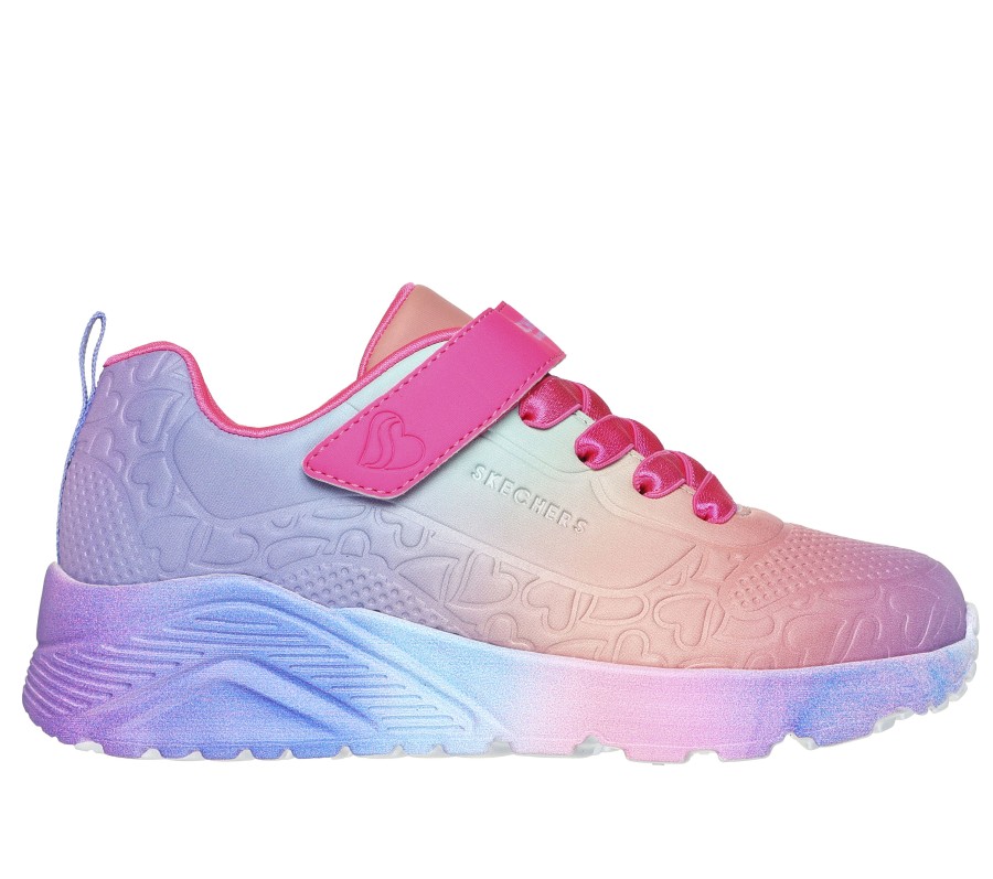 SKECHERS Uno Lite - Bright Hearts Multi Casual Sneakers