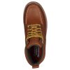 SKECHERS Work Relaxed Fit: Pettus Red / Brown Work & Safety