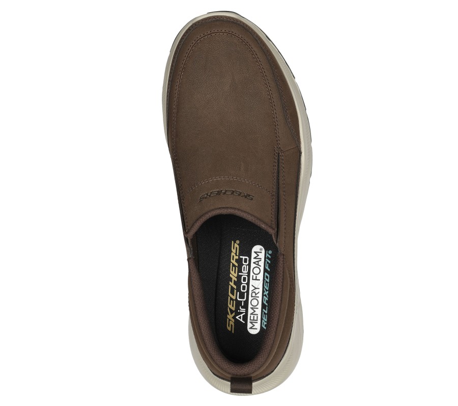 SKECHERS Relaxed Fit: Equalizer 5.0 - Harvey Chocolate Slip-Ons