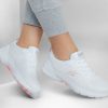 SKECHERS Go Walk 6 - Sky Wind White / Pink Slip-Ons