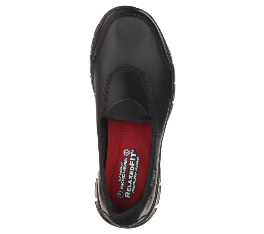 SKECHERS Work: Relaxed Fit - Sure Track Black Work & Safety