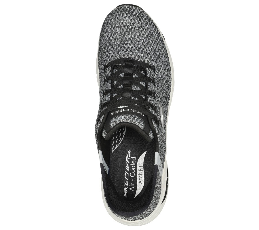 SKECHERS Skechers Slip-Ins: Arch Fit - New Verse White / Black Slip-Ons