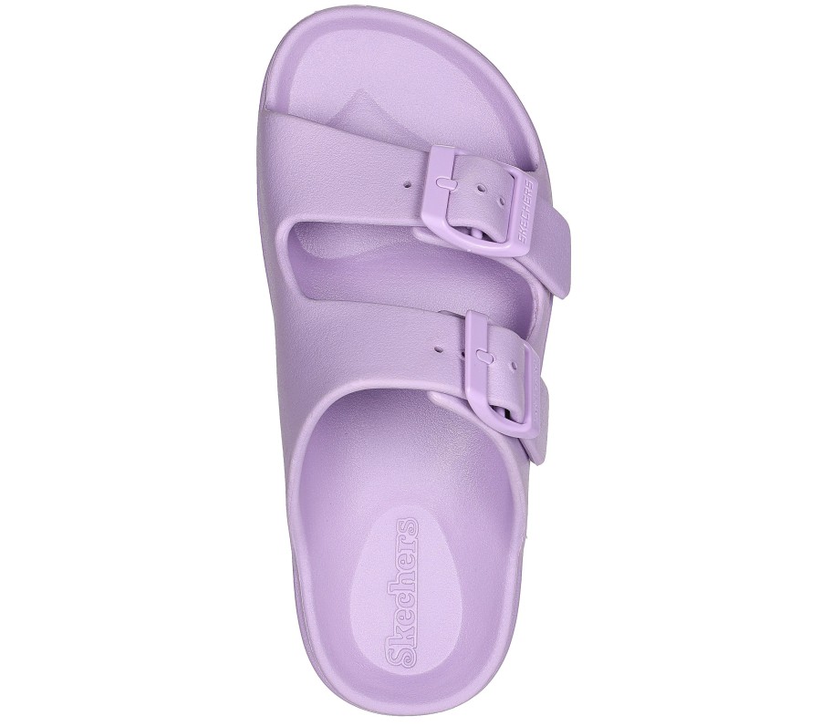 SKECHERS Foamies: Cali Platty Lavender Sandals