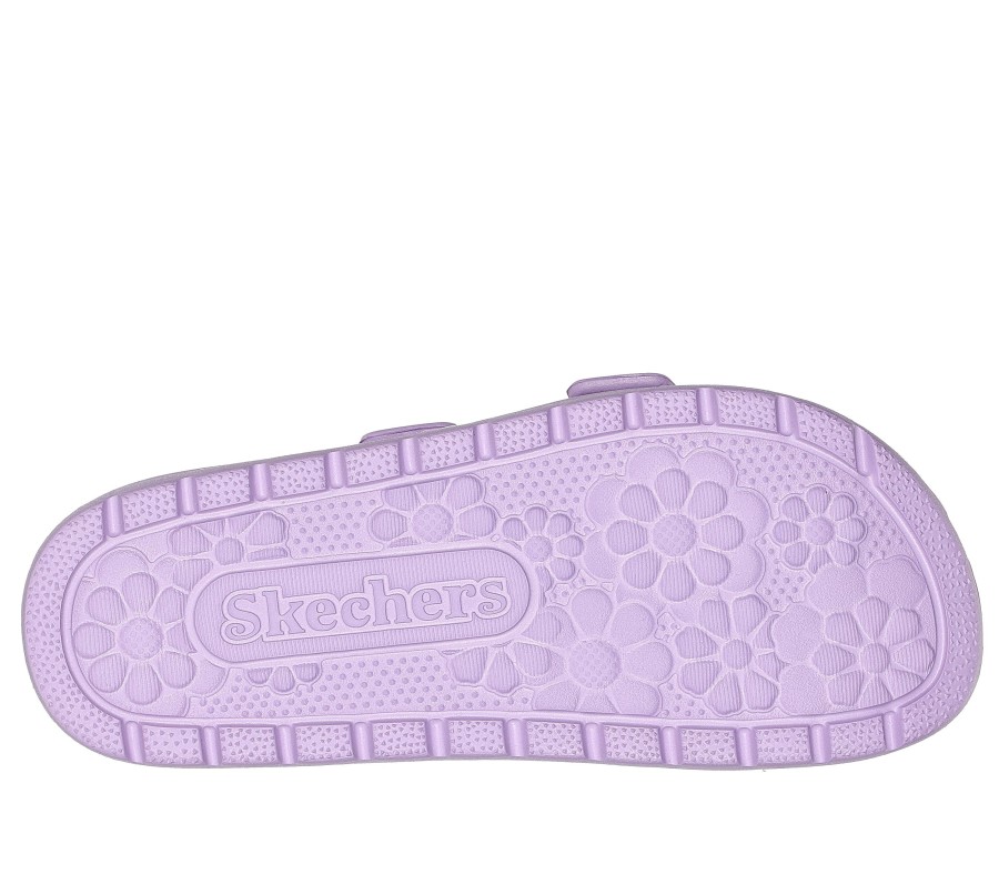 SKECHERS Foamies: Cali Platty Lavender Sandals