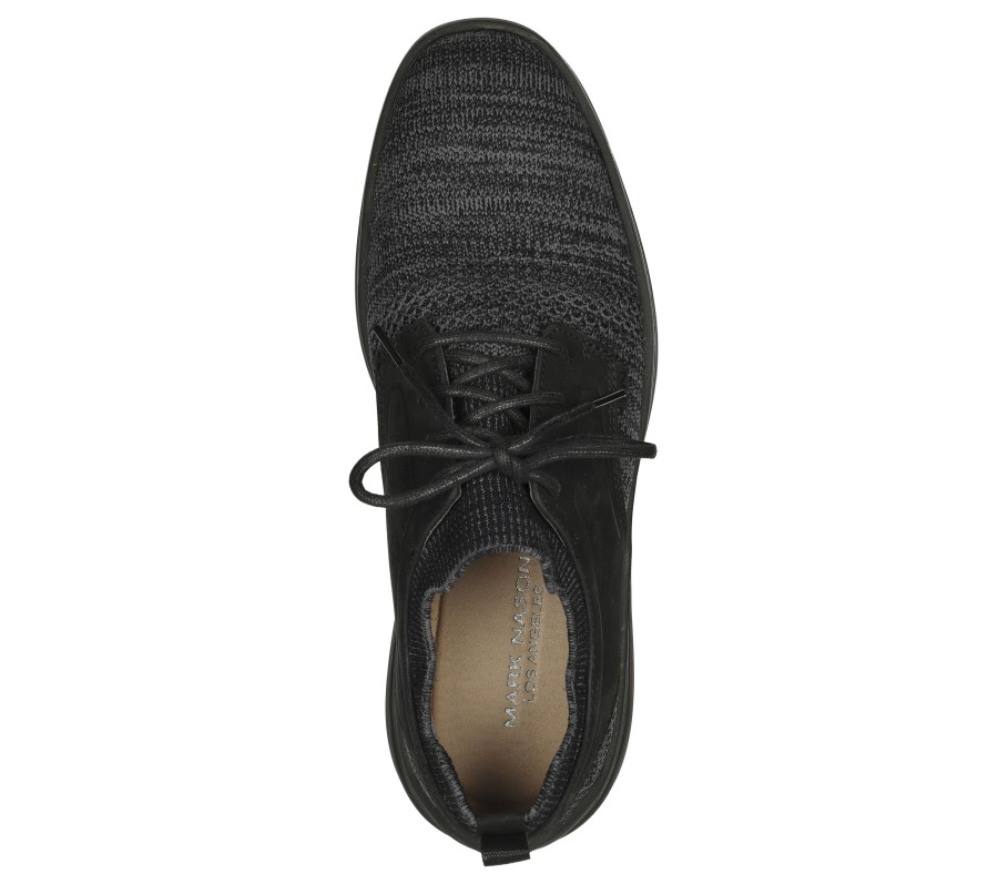 SKECHERS Mark Nason Casual Cell - Rhys Black Lace Up Oxfords