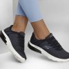 SKECHERS Go Walk Air 2.0 - Classy Summer Black / Light Blue Lace Up