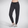 SKECHERS Bobs Apparel French Terry Jogger Pant Black Bottoms