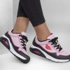 SKECHERS Dvf: Uno - Beso Black / Pink Lace Up