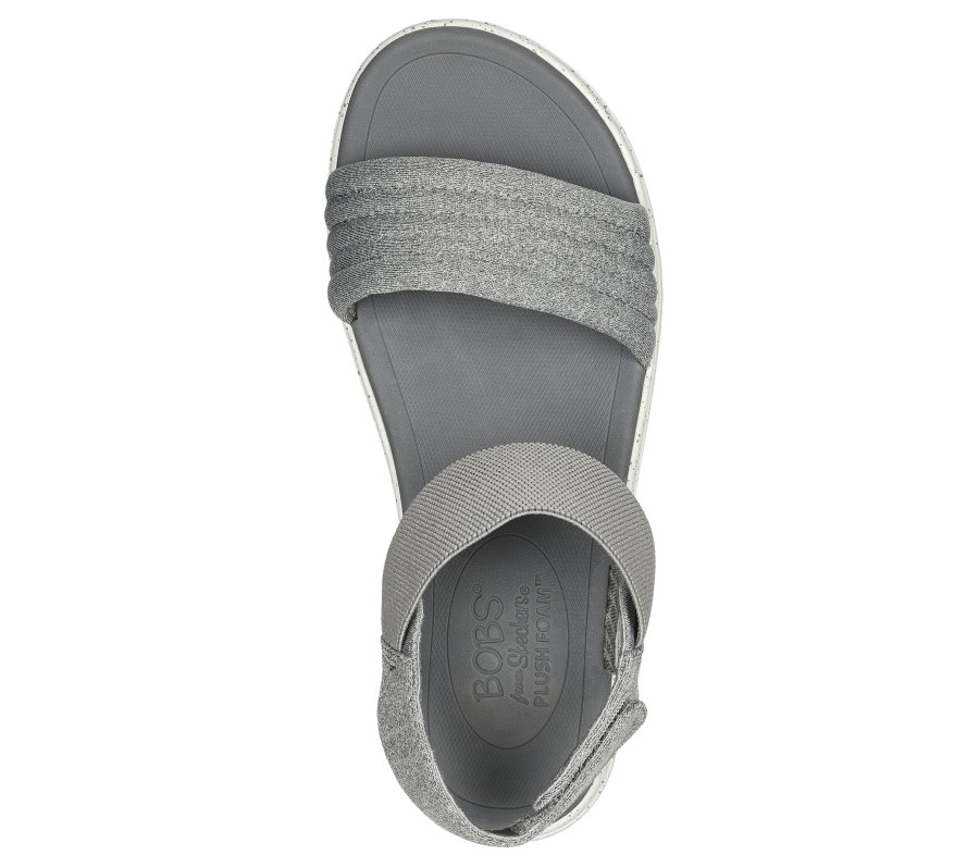 SKECHERS Bobs Summer Skipper - Blissful Breeze Gray Sandals