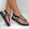 SKECHERS Arch Fit Meditation - Fancy Love Black / Multi Sandals