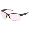 SKECHERS Semi-Rimless Sport Wrap Sunglasses Black Accessories