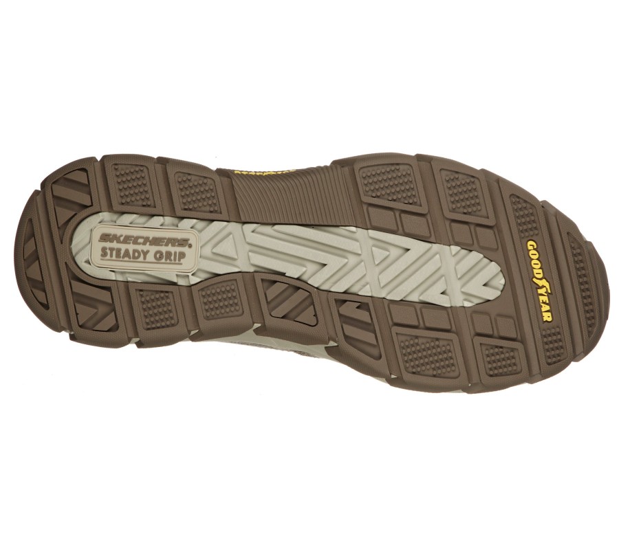 SKECHERS Relaxed Fit: Respected - Fallston Taupe Slip-Ons