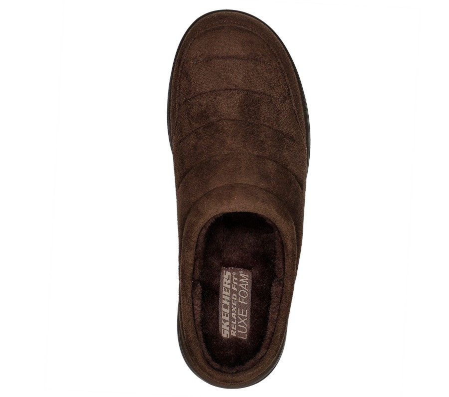 SKECHERS Relaxed Fit: Murette - Garvanza Chocolate Slippers