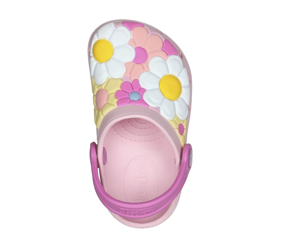 SKECHERS Foamies: Heart Charmer Pink / Multi Slip-Ons