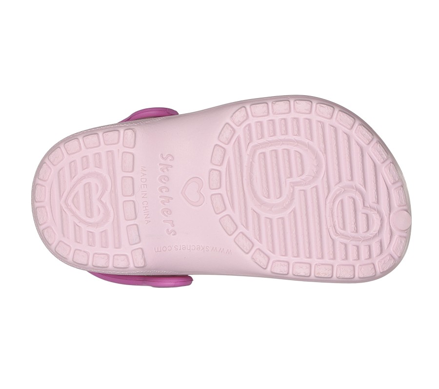 SKECHERS Foamies: Heart Charmer Pink / Multi Slip-Ons