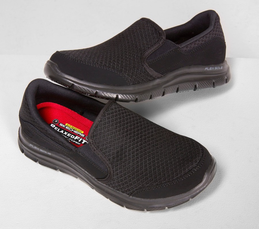 SKECHERS Work Relaxed Fit: Cozard Sr Black Work & Safety