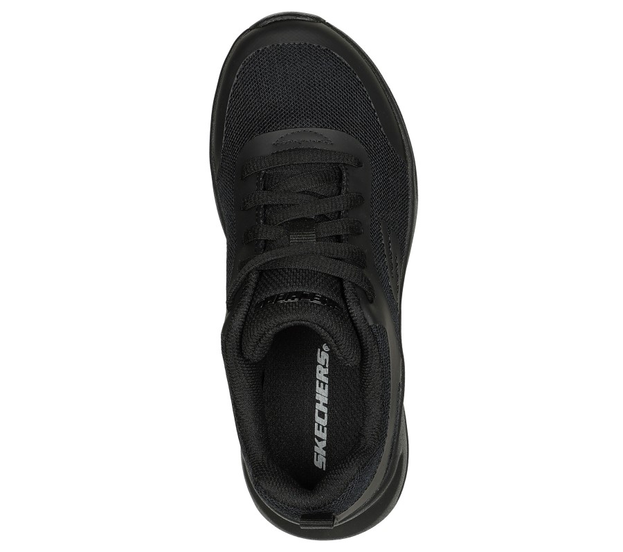 SKECHERS Dynamatic - Swift Speed Black Lace Up