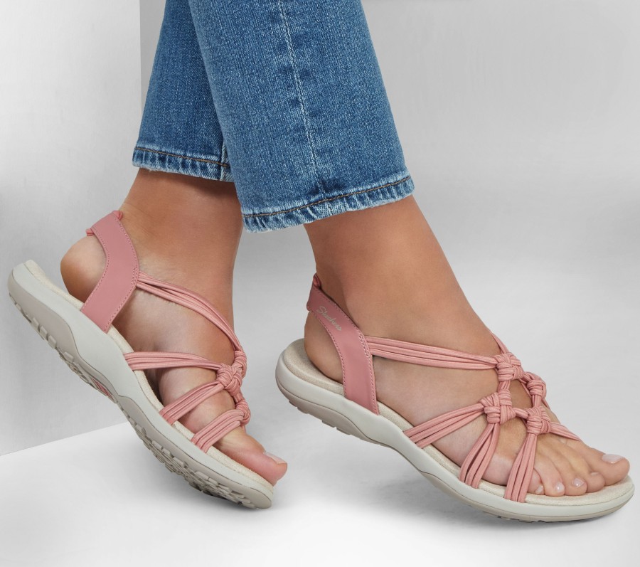 SKECHERS Reggae Slim - Why Knot Coral Sandals