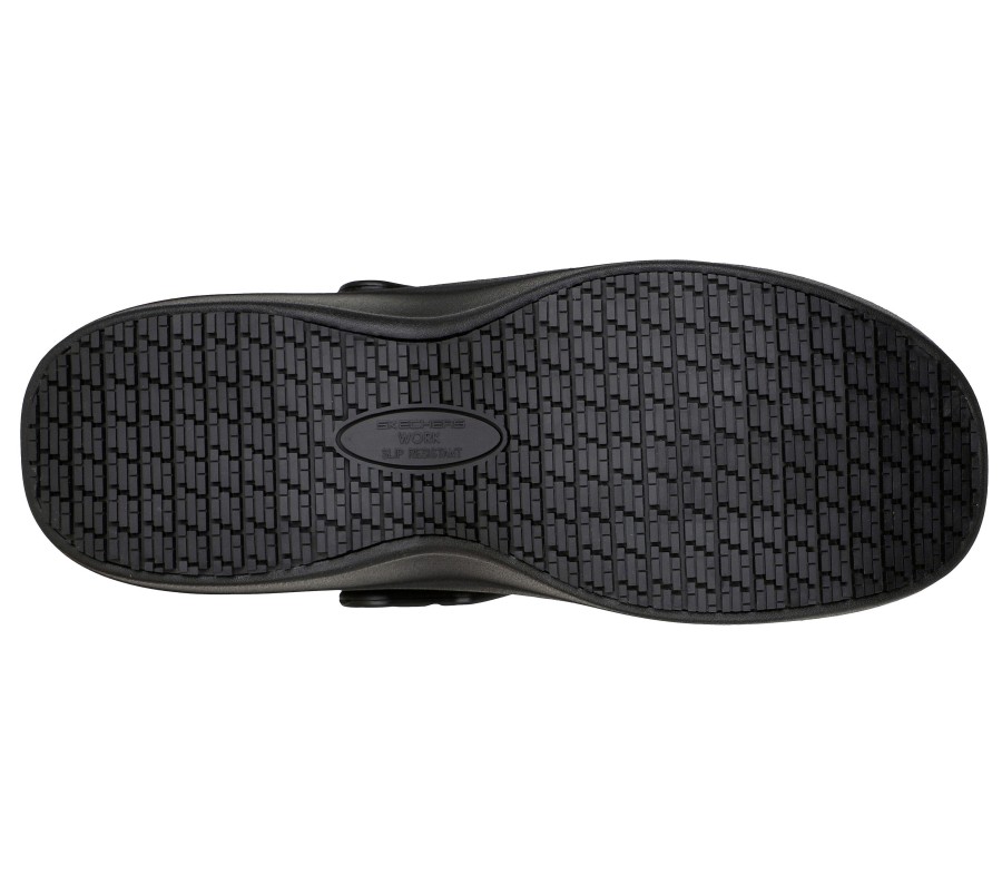 SKECHERS Work Arch Fit: Riverbound Sr Black Work & Safety