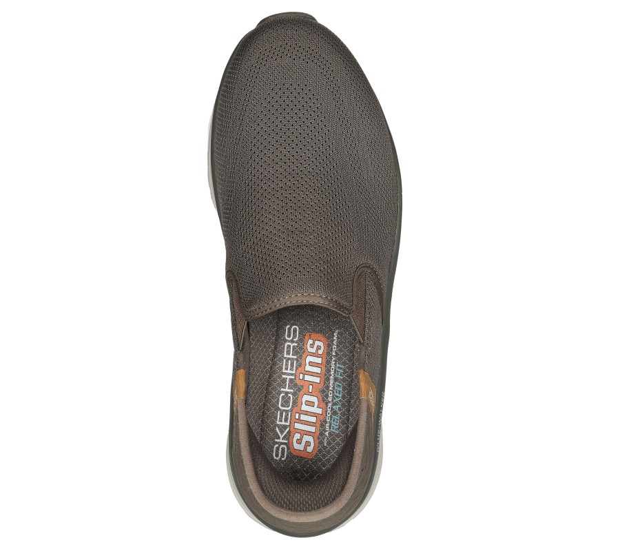 SKECHERS Skechers Slip-Ins Rf: D'Lux Walker - Orford Brown Slip-Ons