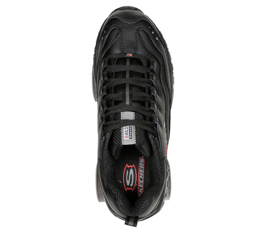 SKECHERS Energy - 4 Wheeler Black / Red Athletic Sneakers