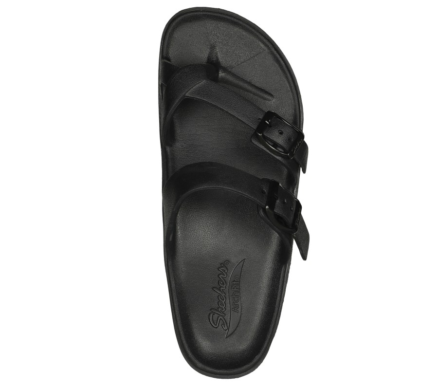 SKECHERS Foamies: Arch Fit Cali Breeze - Leyla Black Sandals