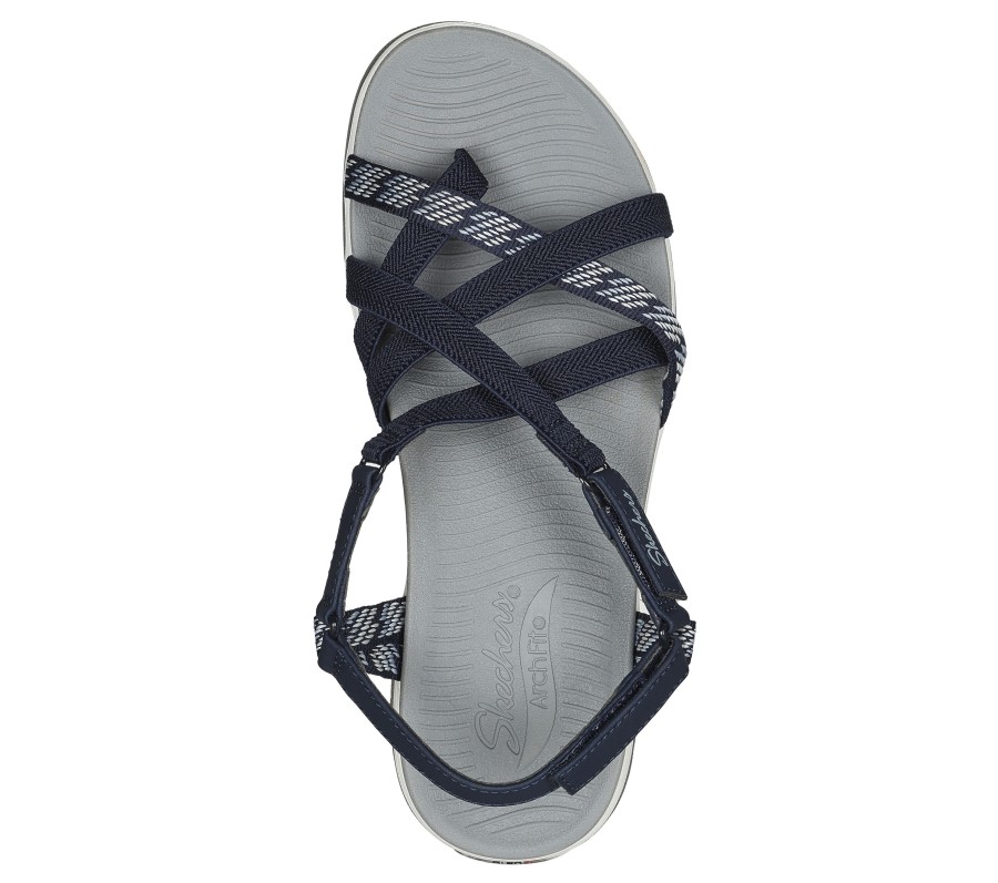 SKECHERS Arch Fit Reggae Sport - One And Only Navy Sandals