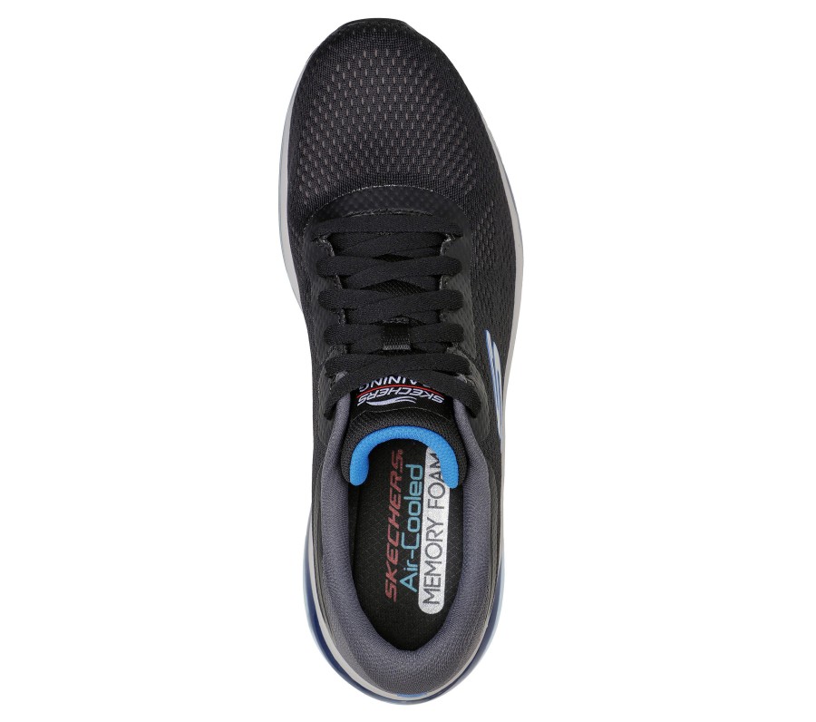 SKECHERS Skech-Air Element 2.0 - Ventin Black / Blue Athletic Sneakers