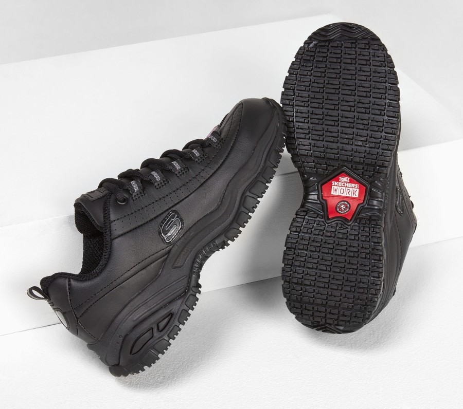 SKECHERS Work: Soft Stride - Softie Black Work & Safety