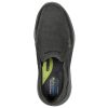 SKECHERS Relaxed Fit: Glide-Step Expected - Irwin Charcoal Slip-Ons