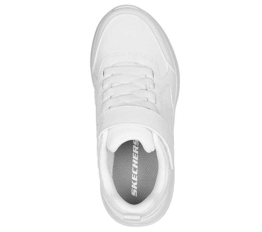 SKECHERS Bounder - Power Study White Athletic Sneakers